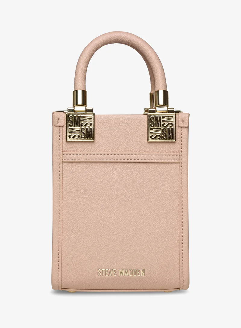 ستيف مادن حقيبة يد صغيرة من جلد البولي يوريثين بنقشة الحصى